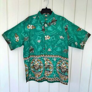 Vintage Jay Jay's Hipwear Hawaiian Shirt Casual Button Down Size XL